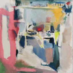 Atelier II, 2019, huile sur toile, 30x30 cm