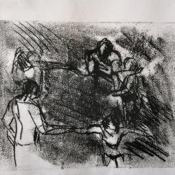 Monotype 1, 2020, 20x25 cm